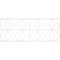 Ekena Millwork Set of Four Panels for 94 1/2"W x 36 1/4"H Hillrose Fretwork Wainscot Wall Paneling WPKP18X01X47HRE - alternate 5